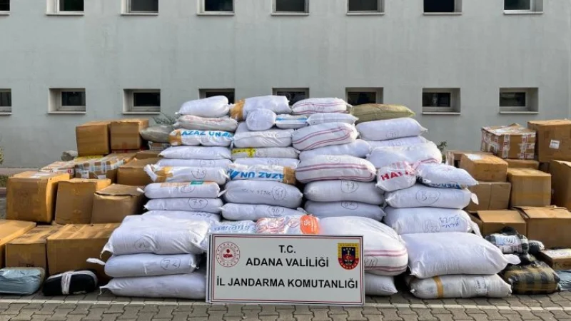 Adana’da 18 Milyon TL’lik Kaçakçılık Operasyonu! 2 Tırdan Tonlarca Tütün Çıktı