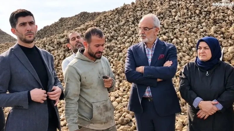 Ağrılı pancar üreticileri Sakık'a anlattı: Borç içinde kaldık