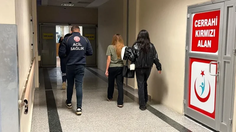 Çok sayıda ilaç içen genç kız hastaneye kaldırıldı