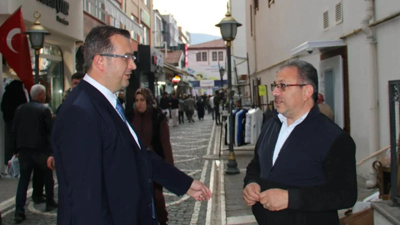 Galip Uzun Amasya Esnafının Taleplerini Dinledi