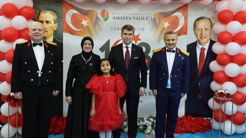 Amasya'da Cumhuriyet’in 103. Yılına Özel Resepsiyon