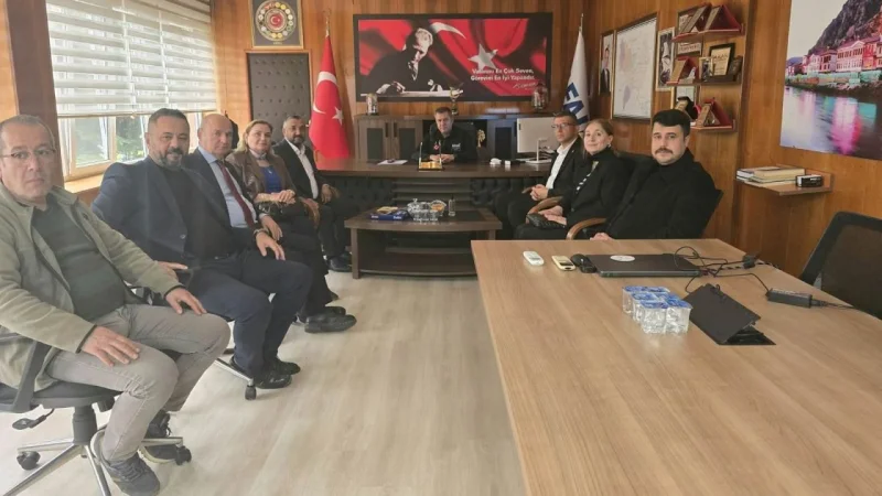 MHP Amasya’dan AFAD Müdürü Sarıçiçek’e Ziyaret